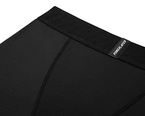 PowerLayer Men's Compression Base Layer Shorts Thermal Shorts Underwear - Black Stealth, S — view 4