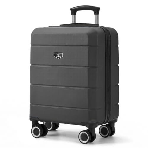 LUGG Jetset 15" Lightweight Cabin Suitcase - EasyJet Underseat Carry On Luggage, ABS Hard Shell, Scratch-Resistant Finish, Secure Lock, Smooth 360° Spinner Wheels (45x33x20cm)