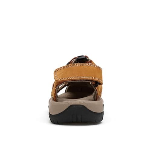 Letuwj Men's Sandals Travel Large Size Beach Sandals Open Toe Breathable Sandals Black 10 — view 3