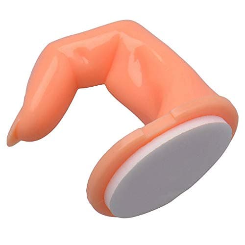 6 x False Nail Art Practice Training Fingers + FREE GIFT Manicure Nail Tips Polish Designing Display Model Nail Art Beginer Practice Training Tool Manicure Display Tip With Nail — view 6