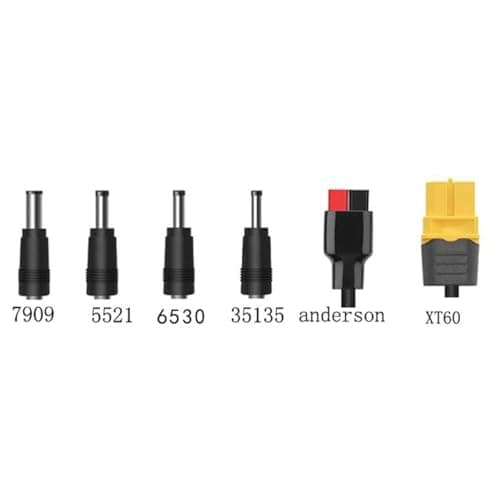 Laroal 6 in 1 Solar Cable Adapter Universal Solar Charging Cable Adapter Anderson XT60 DC7909 DC6530 DC35135 DC5521 for Solar Panels Portable Waterproof Adapter Cable — view 4