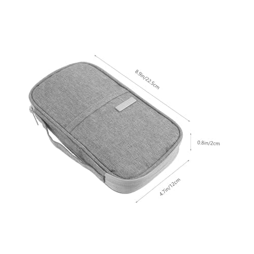 Kichvoe Waterproof Polyester Passport Wallet Travel Document Organizer — view 2