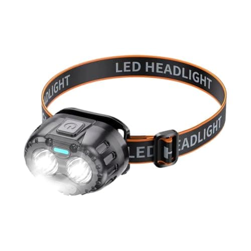 Headlamp Torch 250 Lumen LED Adjustable Hands-Free Lightweight