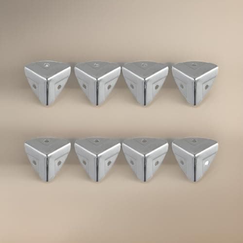 Silver Iron Box Corner 2.4cm for Suitcase Repair Kit — view 5