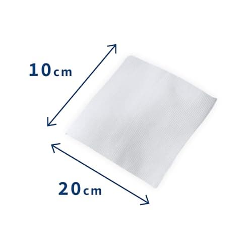 ABENA Gauze Pads, 10x20cm, Pack of 100, Non-Sterile, Non-Adhesive Medical Swabs, Soft Absorbent Non-Woven Swabs for Injury Dressing, Skin Preparation & First Aid Use, Lint-Free Dressings for Wounds — view 3