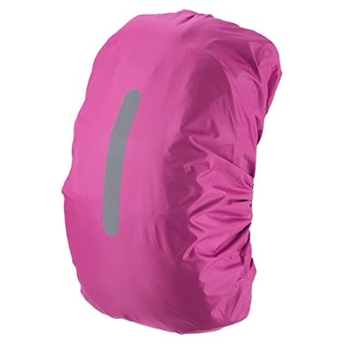 PATIKIL Waterproof Backpack Rain Cover 65-75L XL Rose Red