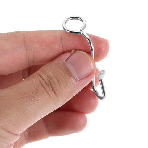 36pcs Mini Metal Hanger Extension Hook Silver for Closet Organization — view 4
