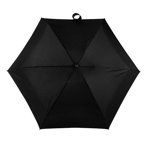 totes® Xtra Strong Mini ECO-BRELLA® Umbrella, Windproof, Black — view 3
