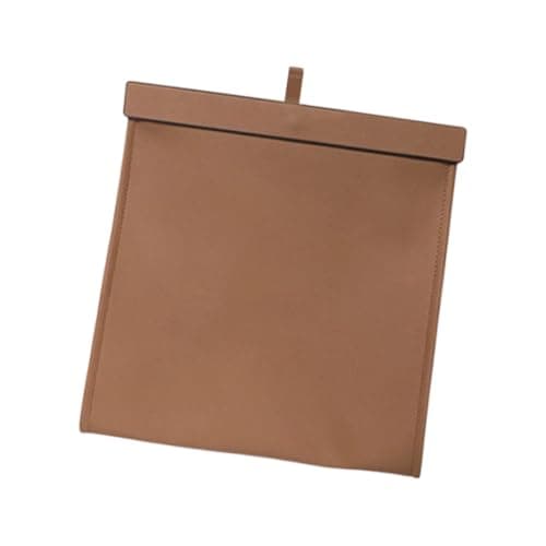 TAZIZI Road Trip Trash Organizer for Backseat Areas, Light brown