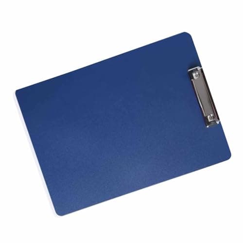 TYTOGE Desktop File Holder, A4 Plastic Clipboard Compact Multipurpose Scratch Resistant Stable School File Holder Office File Holder (Dark Blue) — view 4
