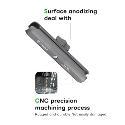 FANAUE Aluminum Alloy Double Socket Arm Compatible with RAM Mounts B Size Ball Head for Attaching Bike Motorcycle Phone Holder, Fits all Industry Standard 1"/25.4mm/B Size Ball Adapters,Full Length 6" — view 5