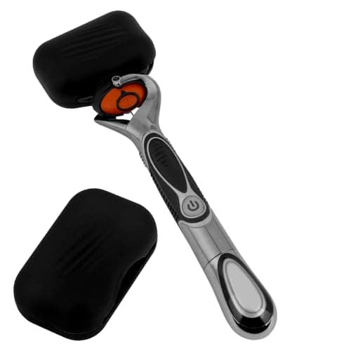 2Pack Razor Silicone Covers, Portable Shaver Holder for Travel, Razor Cover