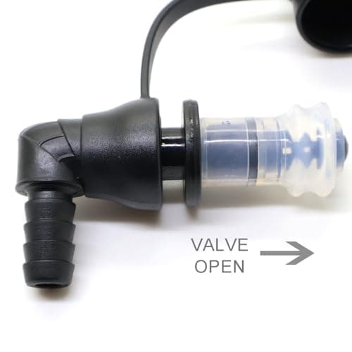 RALSPEC Replacement Bite Valve with Cover Silicone Hydration Pack Backpack Bladder Rubber Mouthpiece Valve Fits Camelbak Platypus — view 6