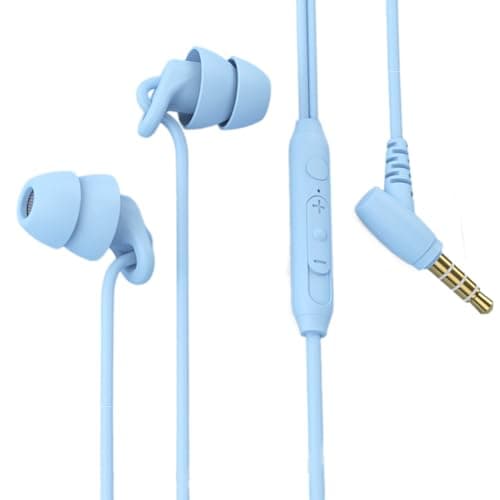 Sleep Earbuds, Soft Lightweight Wired Noise Cancelling Small Canal