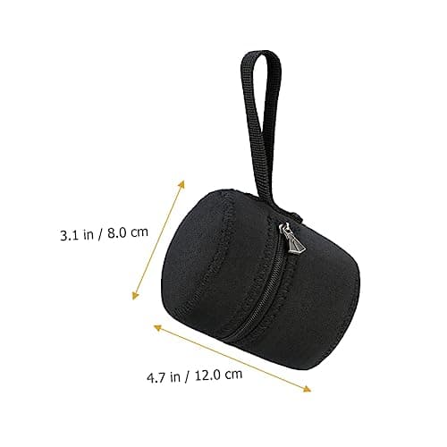 Veemoon Portable Wireless Speaker Bag for Storage and Outdoor Travel, Neoprene Material with Classic Zipper Design, Easy to Carry Protective Case for Compact Wireless Speakers — view 4