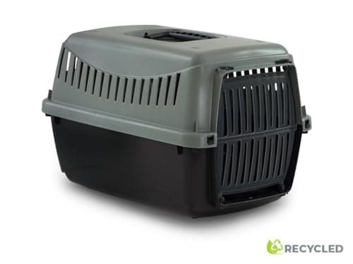 URBNLIVING Plastic Pet Carrier for Dogs & Cats - Durable & Lightweight Travel Crate with Secure Lock & Ventilation - Easy Clean Kennel for Puppies, Kittens & Small Pets - 2 — view 2