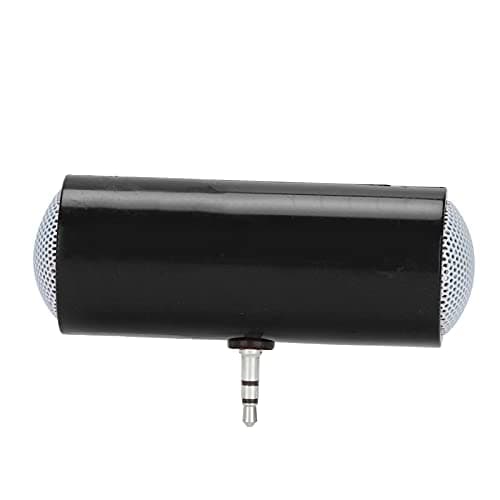 Cocoarm Mini Speaker, 3.5mm Portable Wireless Speaker with Clear Sound for Smartphones Tablets Laptops, Compact Design Plug & Play for Travel Office Home (Black) — view 6