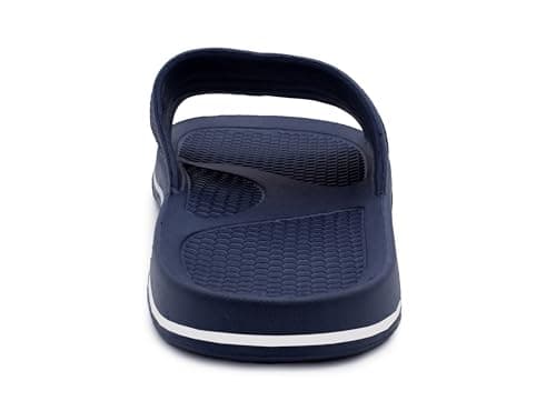 IMTY Womens Sliders EVA Sandal Slippers Ladies Pool Slides Lightweight Beach Flip Flops Bathroom Shower Spa Leisure Sports Slipper (Navy, UK Footwear Size System, Adult, Women, Numeric, Medium, 6) — view 5