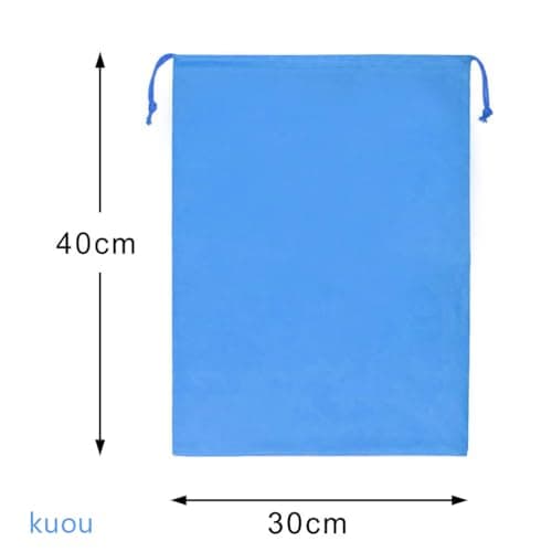 5 Pcs Drawstring Shoe Bags, Portable 40 x 30 cm Travel Storage Pouches — view 2