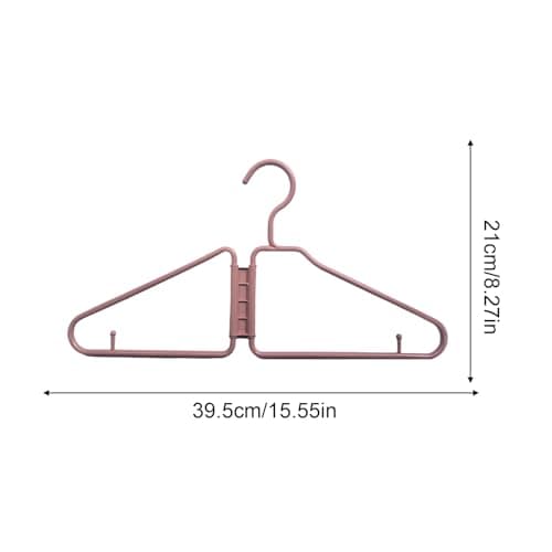 Folding Hangers 12 Pieces Portable Space Saving Travel Accessories — view 2