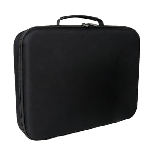 Portable Projector Case Hard Shell EVA Organizer with Top Handle, Mesh Pocket and Zip Around Storage for Z6X Home Travel Projector Case Eva Shell Storage Bag Hard Carry Handle Zip Closure Mesh Pocket — view 6