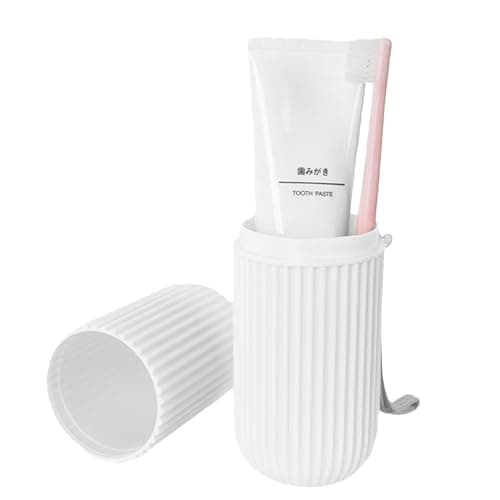 Portable Toothbrush Container - PP Lightweight Travel Wash Cup Holder Compact Size, Practical Toiletry Organization Accessory, Use Hygiene Storage Case, Detachable Design Holder with Secure Closu — view 6