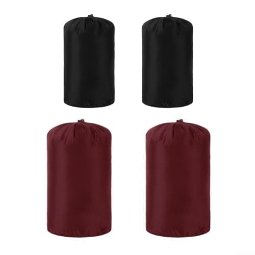 4 Pack Lightweight Drawstring Compression Bags for Travel and Camping Essentials (set3 5L) — view 3