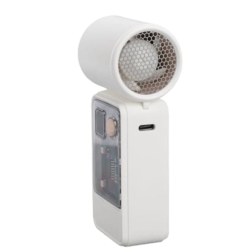 Annadue Handheld High Speed Fan Portable Mini Cordless Rechargeable, USB Quiet Cooling Fan for Office Travel, 2500mAh Adjustable Speed Personal Blower (Cream White) — view 3