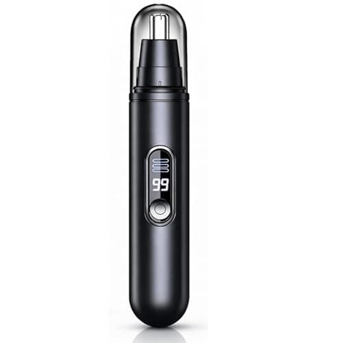 Nose Hair Trimmer for Men Women Rechargeable Eyebrow Facial Hair Trimming