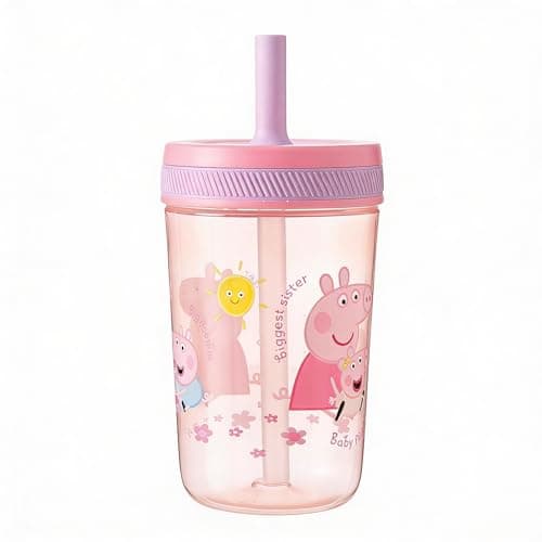 HOX Peppa Pig Family Kelso Soft Straw Cup – 443ml