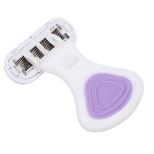 Picysa Travel Size Women's Shaving Kit with Foldable Handle, 6 Layer Cutters Portable Shaving Tool (Purple) — view 4