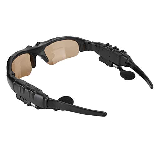 VBESTLIFE Bluetooth Sunglasses, Wireless Music Sunglasses Headsets with Polarized Protection, Unisex Sport Design, for Drive, Travel, Outdoor (Tawny) — view 5