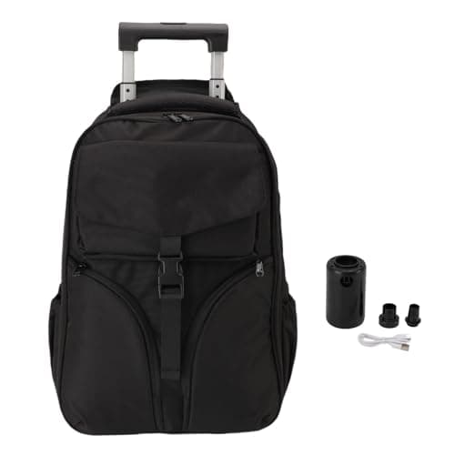 Chrees Trolley Backpack with Quiet Rolling Wheels — view 6