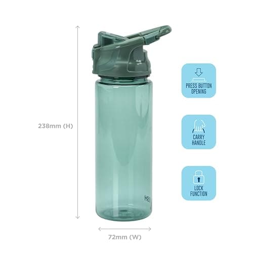 Smash Hydro Chugger Water Bottle, Light Khaki, 600 ml Capacity — view 2