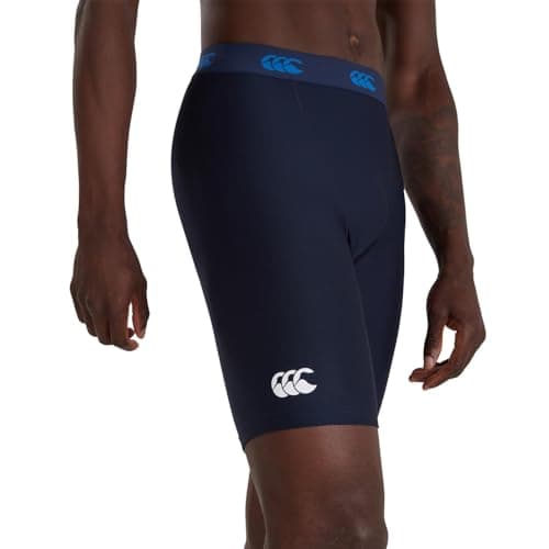 Canterbury Men's Thermoreg Base-Layer Shorts | Rugby Compression Shorts | Anti-Bacterial | Anti-Odour & Moisture-Wicking Material Gym Shorts, Navy, L — view 5