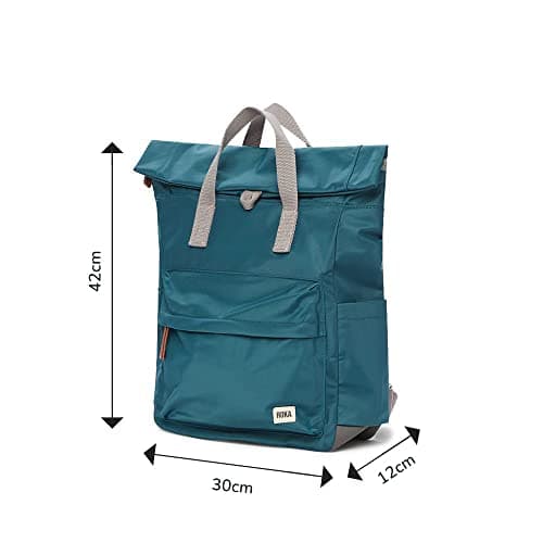 ROKA London The Canfield Backpack Bag, Medium, Teal — view 6