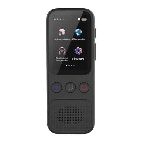 TWISAXC Instant Offline Language Translator Device Supporting 138 Languages