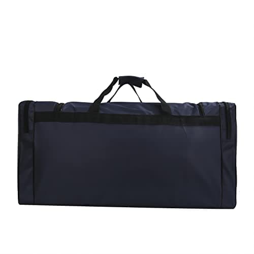 Haipky 100L Foldable Travel Duffles Bag, Sports Gym Bag, Shoe Compartment, Lightweight and Waterproof, Large Capacity, Unisex (Black) — view 3