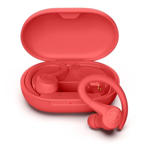 JLab Go Air Sport+ Running Headphones - Bluetooth Earbuds, Coral
