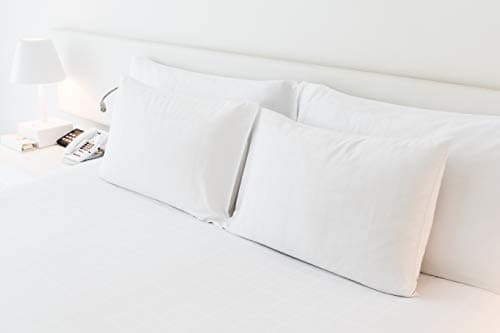 Pillows 2 Pack - Super Soft Side Sleeper Bed Pillows for Head Neck and Shoulder Pain Relief – Encased in Microfibre Cover Filled with Soft Hollow-Fiber Pillows — view 2