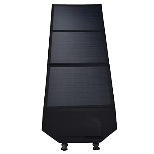 Fafeicy Portable Foldable Solar Charger, 60W Monocrystalline Panel
