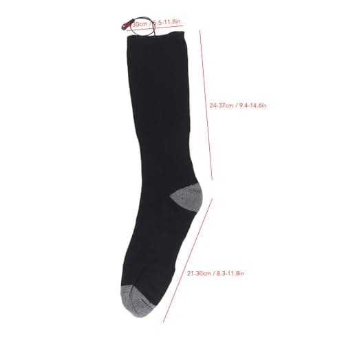 Battery Operated Heated Socks for Winter Travel, Skiing, Hiking, One Size — view 5