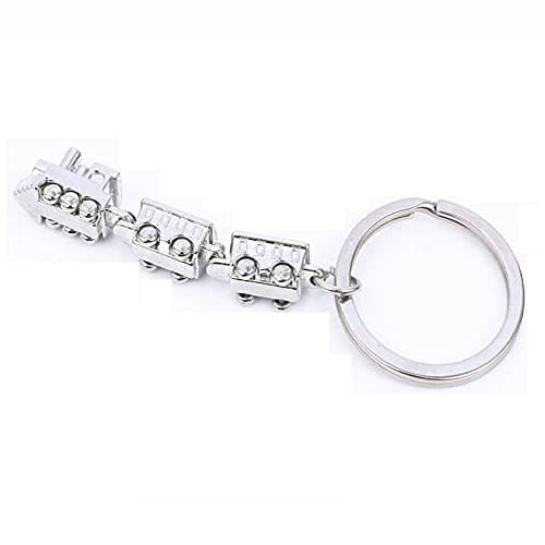 ARFUKA Keyring Cool Mini Train Model Alloy Keychain Metal Key Chain Keyring, Christmas/Birthday Gift for Men and Women — view 4