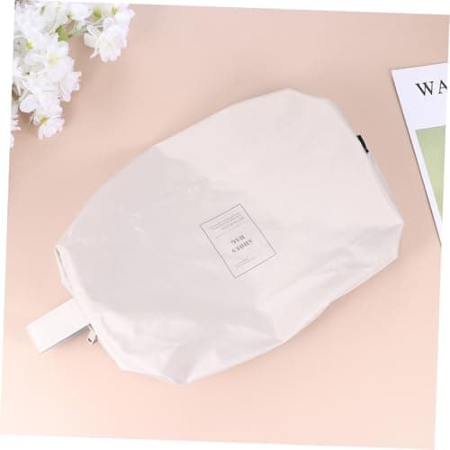 JEWEDECO Portable Shoe Bag Foldable Travel Shoe Pouch for 2-3 Pairs Waterproof Polyester Organiser for Sports and Travel Khaki — view 5