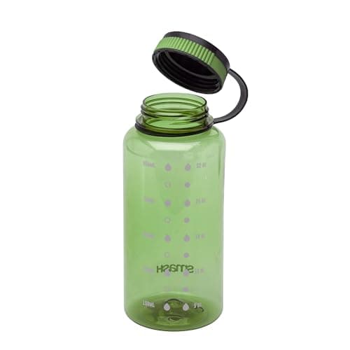 Smash 1 Litre Screw Cap Wide Mouth Water Bottle with Water Markings,Green — view 5