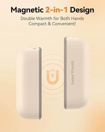 Hand Warmers Rechargeable 2 Packs, 8000mAh Long Lasting — view 3