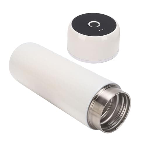 YUEHISY Smart Water Bottle with Fingerprint Lock, Double Wall Insulated Stainless Steel Bottle, Stores 10 Prints, for Gym Office School, 450ml