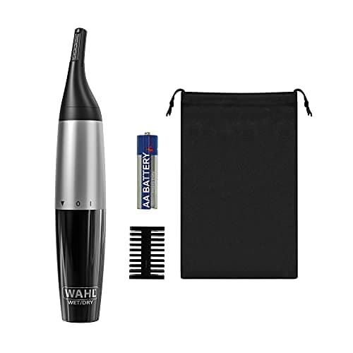 Wahl Precision, Ear, Nose and Eyebrow Trimmer,Gifts for Him, Precision Dual Blade, Vertical Trimming Head, Fully Washable Trimmers, 5 Trimming Lengths, Battery Operated