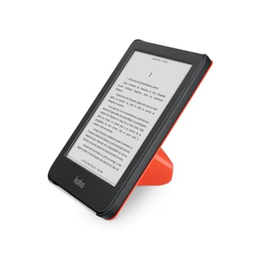 Kobo Clara Colour/BW SleepCover Case, Cayenne Red, Vegan Leather — view 2