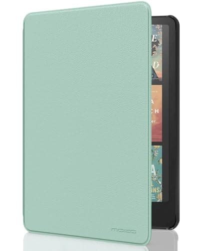 MoKo Case for 7" Kindle Paperwhite 12th Gen&Colorsoft 2024, Agave Green